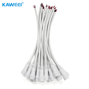 Endüstriyel Ekipmanlar için 2 Çekirdekli Su Geçirmez Dişi DC Konnektör PVC Kablo Grubu - Product Image 4