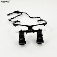 Loupes prismatiques 5X haute puissance pour dentisterie, instruments chirurgicaux dentaires, vision stable, loupes chirurgicales 5X pour clinique