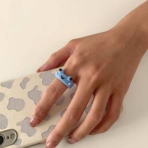 Anillos Divertidos y Gruesos con Forma <span class=keywords><strong>de</strong></span> Animales, Regalo Infantil, Anillos <span class=keywords><strong>de</strong></span> Resina Coloridos con Dibujos Animados <span class=keywords><strong>de</strong></span> Ranas para Niñas - Product Image 6