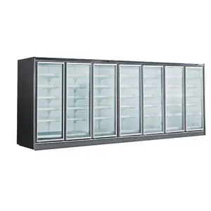Refrigerador Vertical de celosía comercial, refrigerador Intercooler de último diseño, oferta