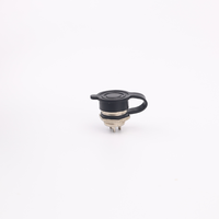 Capuchon étanche pour connecteur d'alimentation mâle 3 broches GX16/20 à montage sur panneau avec capuchon anti-poussière 16MM