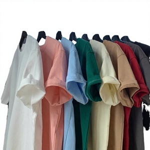 Camisetas de 250g de Algodón 100% de Alto Gramaje, Transpirables, Antiencogimiento y Antiarrugas para Hombre y Mujer - Estilo Urbano Coreano, Color Blanco Sólido - Product Image 3