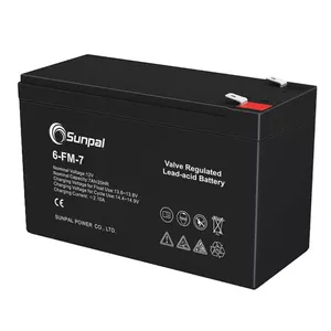 Sunpal 12V 17A Gel Solar Batterij 17Ah 10Hr Deep Cycle Onderhoudsvrije Accu