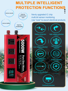 HOULI multi-interface 5kw 12V <span class=keywords><strong>48</strong></span> Volts Dc <span class=keywords><strong>220</strong></span> Volts Ac onduleur générateur à onde sinusoïdale Pure 5kw onduleur - Product Image 6