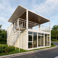 FLKT Maison pliante robuste de type Z, imperméable et résistante au vent, conteneur préfabriqué, directement du fabricant