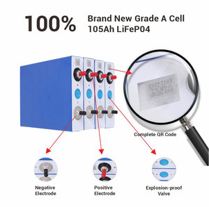 Untuk Baterai Prisma LiFePO4 <span class=keywords><strong>3</strong></span>.2V 105Ah LF105 Bersertifikasi CE 4000 Siklus untuk Penyimpanan Energi Solar EV Golf Cart - Product Image 3