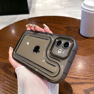 Custodia per cellulare unica in TPU trasparente <span class=keywords><strong>bianco</strong></span> e nero all'ingrosso per <span class=keywords><strong>iPhone</strong></span> Air 17 Pro Max 16 15 14 11 XS <span class=keywords><strong>XR</strong></span> X 8 7 Plus - Product Image 4