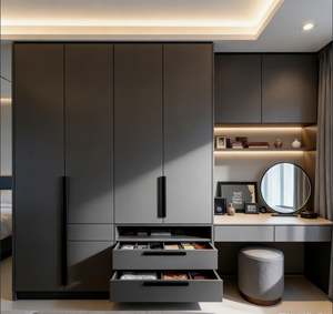 Armoire en métal personnalisée, style industriel, étagère ouverte, organisateur de rangement pour chambre à coucher, salon, bureau - Product Image 4