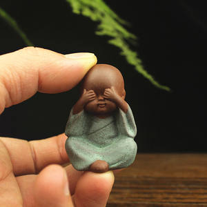 Personnalisé Résine Petit Bouddha Statue Moine Thé Pet Figurine Tathagata Inde Yoga <span class=keywords><strong>Mandala</strong></span> Action Figurines Pour La Maison Jardin Décoration - Product Image 2