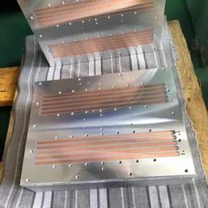 Aluminum Heat Sink With Full Copper Heat Pipe Tube Tubing