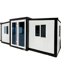 Maisons conteneurs en acier à double aile extensible pour entrepôt, tailles, plans et couleurs personnalisables, écologiques, garantie 5 ans