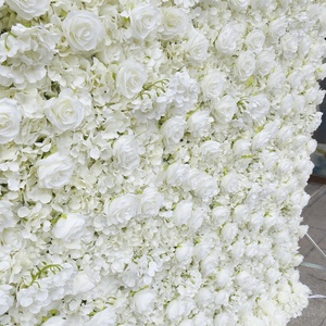 Wholesale <b>Artificial</b> <b>Flower</b> <b>Wall</b> Fake <b>Flower</b> Backdrop Wedding <b>Wall</b> Background for Baby Shower Birthday Bridal Decoration - Product Image 3