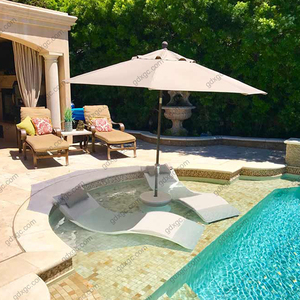 Promotion <span class=keywords><strong>de</strong></span> meubles d'extérieur élégants Chaise longue en <span class=keywords><strong>plastique</strong></span> durable Chaises longues pour bronzer pour piscine jardin hôtel - Product Image 3