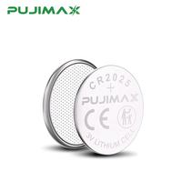 PUJIMAX-batería de litio de 3v, CRseries cr2025, reloj, llave de coche, juguetes, baterías, gran oferta, 5 uds.