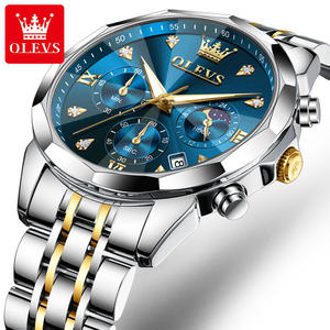 Montre à quartz pour homme, 3670 OEM ODM, logo personnalisé, marque, étanche, diamant, mode, sport, classique, design étanche - Product Image 1