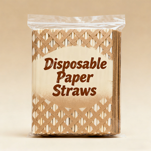 Sogginess-Chống lại Vật liệu mật độ cao phù hợp với thời gian dài sử dụng băng nước giải khát dùng một lần giấy ống hút - Product Image 1