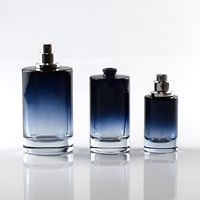 Flacon de parfum de voyage 50 ml en verre rond, flacons de parfum à décanter avec vaporisateur pompe, tailles 30 ml 100 ml, emballage en carton