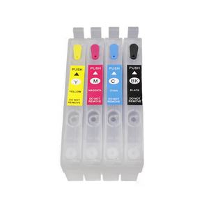 T802 T802XL 822 Recharge Cartouche D'encre sans Puce Compatible pour <span class=keywords><strong>Epson</strong></span> <span class=keywords><strong>WF</strong></span>-4720 <span class=keywords><strong>WF</strong></span>-4730 <span class=keywords><strong>WF</strong></span>-4734 <span class=keywords><strong>WF</strong></span>-4740 EC-4020 EC-4030 EC-4040 - Product Image 1
