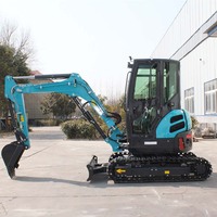2024 terre universel 3.5 tonnes EPA EURO 5 Kubota moteur mini pelle 4 tonnes pelle Machine ferme utilisé Mini pelle