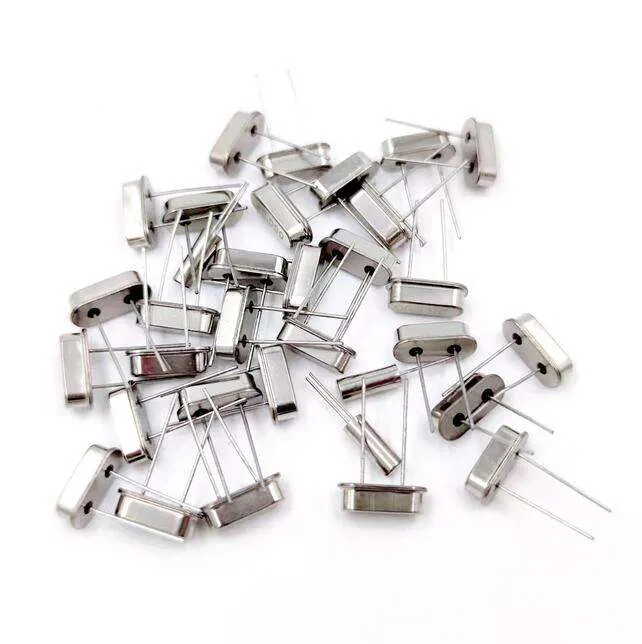 4Mhz 8Mhz 12Mhz 16Mhz 20Mhz 25Mhz 32.768Mhz 2PIN 20pF 20PPMQuartz Crystal Resonator Passieve Oscillator HC49S 10pieces