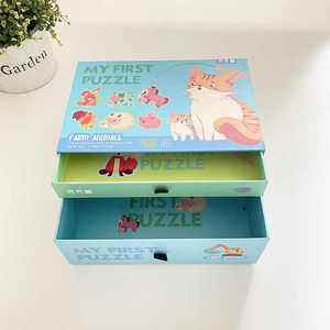 Caja de cajón deslizante de cartón rígido Duro Personalizado de lujo, cinta de cuerda, manga de regalo, embalaje de papel impreso - Product Image 3