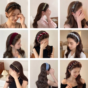 Diadema de lujo ligero de alta gama coreana YAOYU Summer <span class=keywords><strong>Wave</strong></span> Point para mujer, ideal para el día a día y la limpieza facial. - Product Image 5