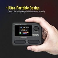 SONICAKE Pocket Master Mini Ampli Guitare Basse 100 Effets Multiples Pédale de Contrôle par Bouton Écran Couleur LCD 1,77" Batterie Intégrée APP