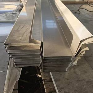 Fabrication Métal Personnalisé 201/304 Gouttière de drainage de toit en forme de U en acier inoxydable - Product Image 1