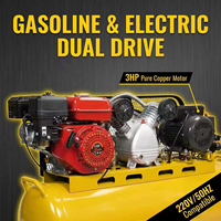 Industrial Compresor De Aire 50 Litros Car Portable Gasoline Pump Engine Electric air Compressor Machine for Car Tires