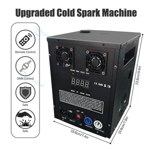 Machine à étincelles froides de haute qualité 750W, portée 1-5M, pour mariage, discothèque, DJ, scène, spectacle - Product Image 2