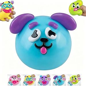 Jouet à presser visage amusant, boîte mystère, jouet sensoriel anti-stress souple et moelleux, nouveauté pour soulager l'anxiété, cadeau farfelu pour enfants et adultes - Product Image 4