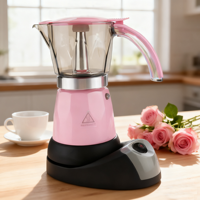 Moka panci pembuat kopi elektrik, mesin pembuat kopi Espreeso