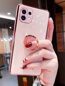 <span class=keywords><strong>Funda</strong></span> de Teléfono con Anillo de Lujo para <span class=keywords><strong>Xiaomi</strong></span> <span class=keywords><strong>Mi</strong></span> <span class=keywords><strong>11</strong></span> <span class=keywords><strong>Lite</strong></span> 5G Mi11 Pro 11lite, Soporte, Silicona Suave, Protectora, Carcasa Trasera - Product Image 6