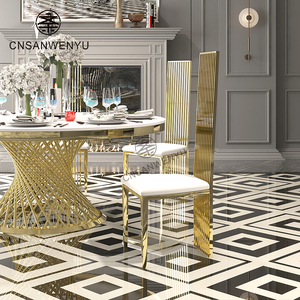 Silla <span class=keywords><strong>de</strong></span> Trono Nupcial <span class=keywords><strong>de</strong></span> Acero Inoxidable con Flores Doradas, <span class=keywords><strong>de</strong></span> Lujo, para Hoteles, Banquetes, Bodas y Eventos, Venta al Por Mayor - Product Image 1