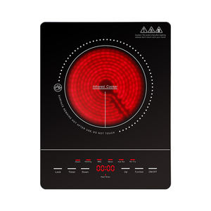 Estufa eléctrica de 2200W, placa caliente infrarroja, quemador Digital multifunción, <span class=keywords><strong>cocina</strong></span> de <span class=keywords><strong>inducción</strong></span> de cerámica de vidrio - Product Image 2