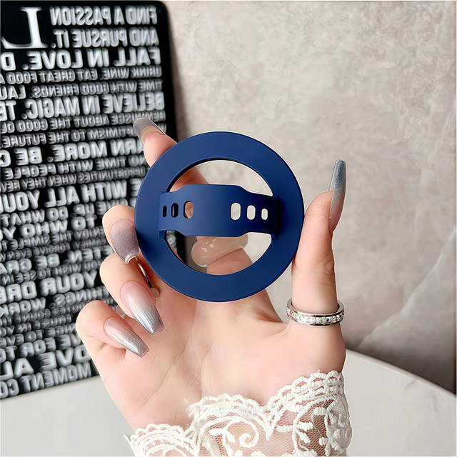 Reusable Silicone Magnetic Phone Finger Grip for Magnetic Mobile Phones 7 Colors Bulk Order Supported