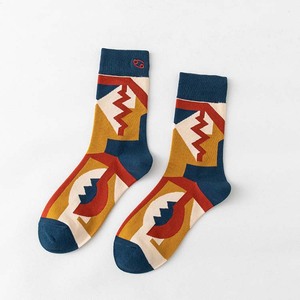 Primavera otoño AB vestido calcetines mujeres algodón largo moda personalidad tendencia ASTRO calcetín - Product Image 6