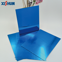 Panneau en plastique découpé au laser 4x8 feuille de miroir acrylique verre 1mm feuille acrylique couleur or