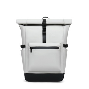 For Mijia Waterproof Casual <b>Backpack</b> Zipper <b>Rolled</b>-Edge Style 23L Capacity Polyester Lining Fashionable Shoulder Bag School - Product Image 2