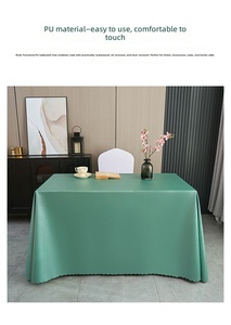 <span class=keywords><strong>Nappe</strong></span> en PU écologique sans BPA, non toxique, sans plis, facile à nettoyer, pour la décoration moderne de la maison - Product Image 3