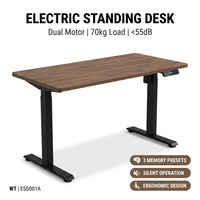 Bureau debout électrique ergonomique avec structure en acier et contrôle de mémoire pour les programmes de fournisseurs de mobilier de bureau pour importateurs