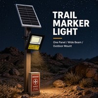 Lámpara de Seguridad Exterior Solar con Control Remoto a Prueba de Agua IP65 CRANE para Estaciones de Almacenamiento Comerciales