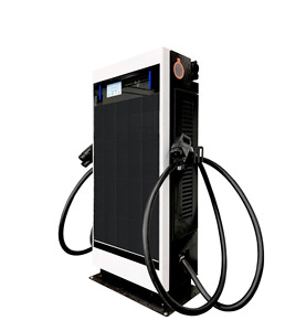 Estación de Carga para Vehículos CCS2 de Suelo, Ultra Rápida, Fuera de la Red, con Pantalla Publicitaria y Gestión de Cables, de 40kW a 80kW - Product Image 5