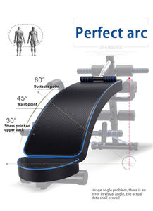 Panca Multifunzionale di Alta Qualità per <span class=keywords><strong>Fitness</strong></span> Domestico - Regolabile e Pieghevole in Metallo Rosso con <span class=keywords><strong>Limite</strong></span> di 120kg - Product Image 6