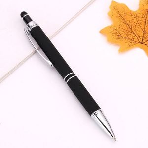 Stylo à bille en aluminium personnalisé avec stylet - Stylos de marque pour cadeaux promotionnels - Product Image 3