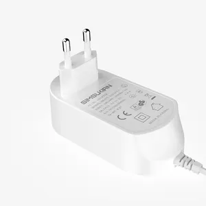 Enchufe DE LA UE blanco OEM ODM 65W 19V 3.16A 3.42A fuente de alimentación conmutada adaptador de corriente 12V 5A con UL ETL FCC CE GS SAA UKCA KC PSE CCC