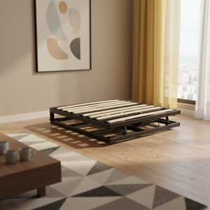 Pliable Design Européen Moderne Lit Double Split King Size Réglable <span class=keywords><strong>Sommier</strong></span> À <span class=keywords><strong>Lattes</strong></span> En Bois - Product Image 2