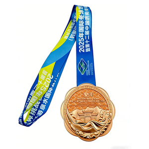 ميدالية مخصصة على شكل ساعة جيب بتصميم تذكاري للرحلات الطويلة، مصنوعة من سبيكة الزنك المطلية بالذهب، بتصميم عتيق ونص توضيحي للحدث - Product Image 5