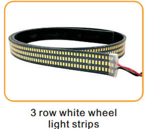 แถบไฟล้อสีขาว 3 แถว - Product Image 1