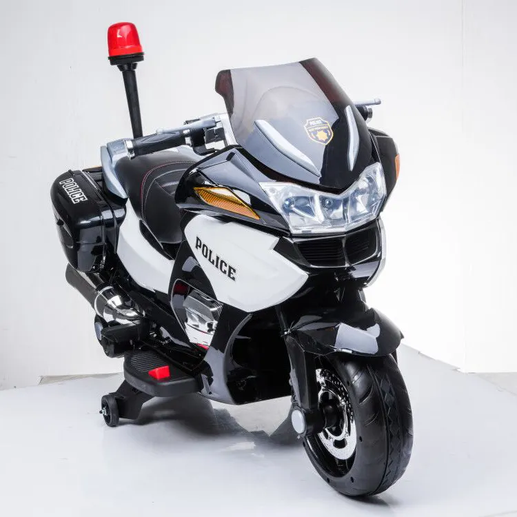 Modello a caldo Baby12V Bambini Ride On Polizia Moto 3 Ruote Per Bambini Elettrico Giocattolo Drive Ride On Moto//